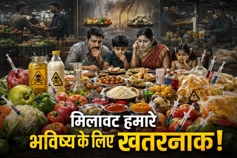 संपादकीय: मुनाफे की मंडी में ज़हरीली थाली — क्या यह मिलावट हमारे भविष्य के लिए खतरे की घंटी है?