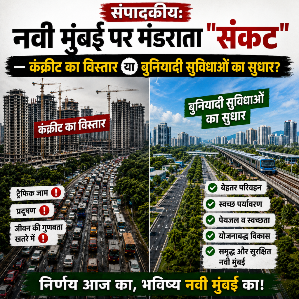 Navi Mumbai Crisis: Concrete Expansion vs. Infrastructure Upgrade?