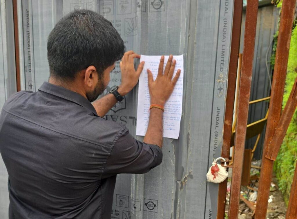 Pollution Norm Violation: NMMC Seals Construction Site in Sector-19, Turbhe