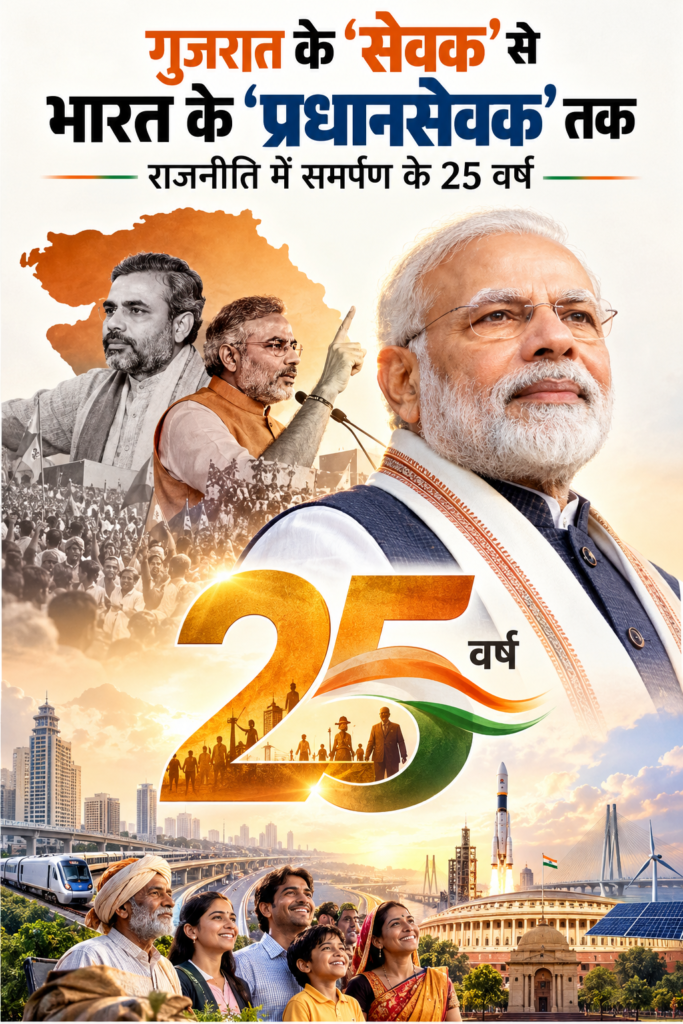 25 Years of Leadership: PM Narendra Modi’s Transformation from State Leader to Pradhan Sevak