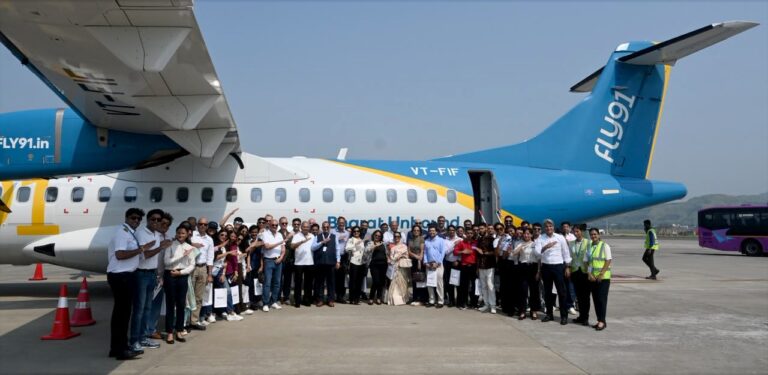 FLY91 Launches Flight Services from Navi Mumbai International Airport: Direct Connectivity to Sindhudurg, Jalgaon, Goa, and Agatti
